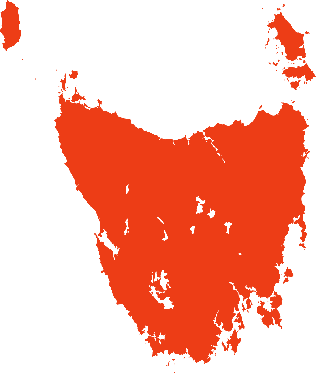 Map of Tasmania